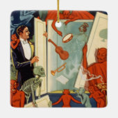 Magiciër Carter de Grote Magische Wet Keramisch Ornament (Achterkant)