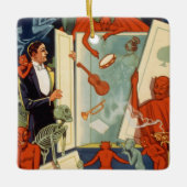 Magiciër Carter de Grote Magische Wet Keramisch Ornament (Voorkant)