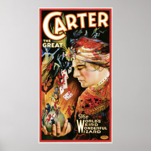 Magiciër Carter de Grote Poster