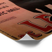 Magiciër met Big Head Poster (Hoek)