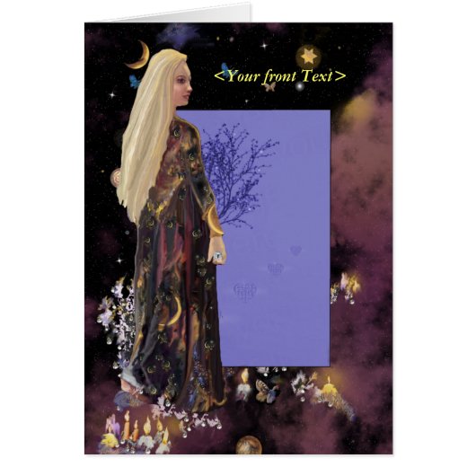 Magiciër onder Crystals, sjabloon! (Voorkant)