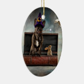 Magicisch en Vriend Keramisch Ornament (Rechts)