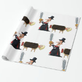 Magicisch optreden cadeaupapier (Uitgerold)