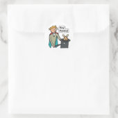 Magicisch Ronde Sticker (Tas)