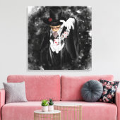 Magicische kaarten en speelkaarten Abracadabra - T Canvas Afdruk (Insitu (Woonkamer))