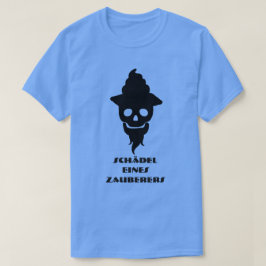 Magicische sku en tekst Schädel eines Zauberers T-shirt
