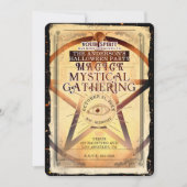 Magick Mystical Gathering Fortune Teller Eye Party Kaart (Voorkant)