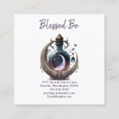 Magick Potion Fles Vierkante Visitekaartje (Achterkant)