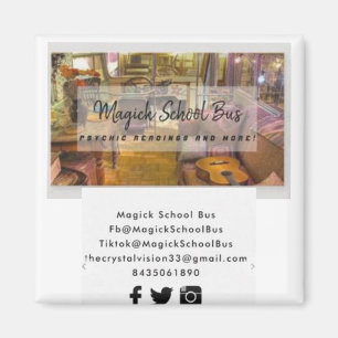 Magick School Bus Magnet Magneet