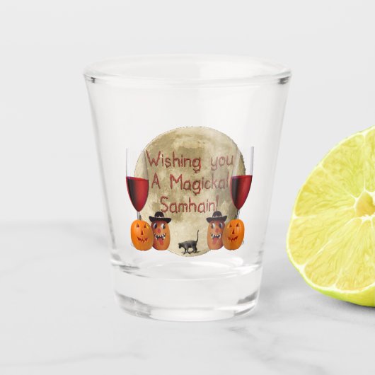 Magickal Samhain Shot Glas (Voorkant)