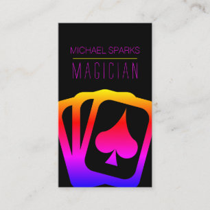 Magicus, Casino, Poker, Dealer, Entertainment Visitekaartje