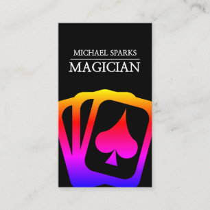 Magicus, casino, poker, dealer, entertainment, visitekaartje