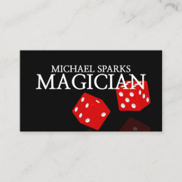 Magicus, casino, poker, dealer, entertainment, visitekaartje