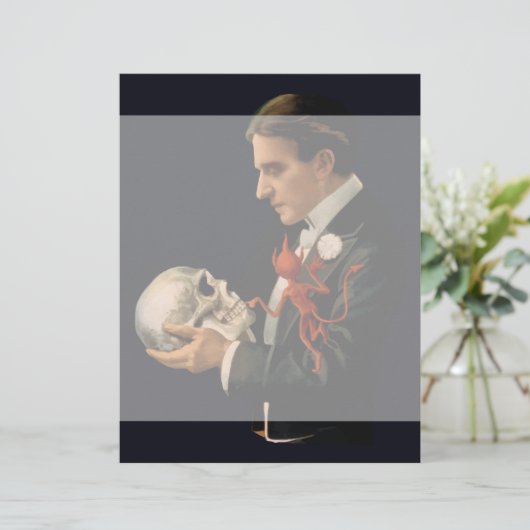  Magicus, Thurston Houdt een menselijke schedel va (Staand voorkant)