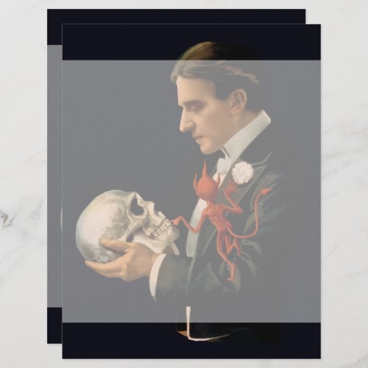 Magicus, Thurston Houdt een menselijke schedel va (Voorkant / Achterkant)