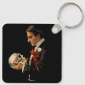 Magicus, Thurston Houdt een menselijke schedel va Sleutelhanger (Achterkant)