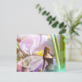 magie Briefkaart van de fee tuin (Staand voorkant)