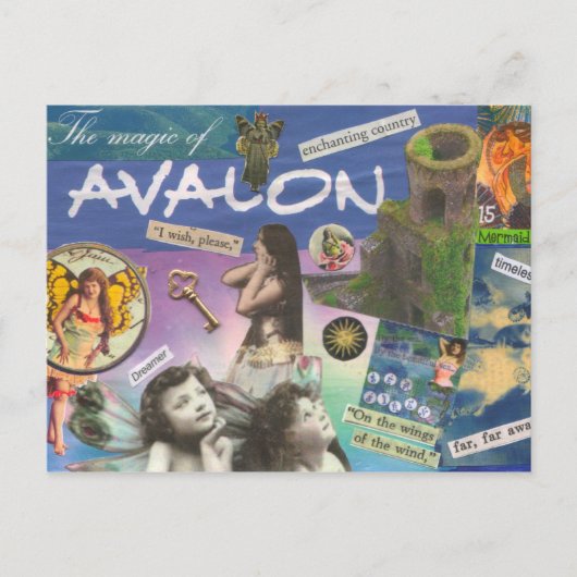 Magie de carte postale d'Avalon (Devant)