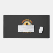 Magie de chat noir de lune de Halloween (Clavier et souris)