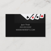 Magie de jetons de poker Magicien Tour de cartes D (Dos)