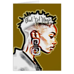 Magie de la fille noire