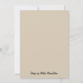  "Magie de l'hiver – Invitation avec feuille glacé (Dos)