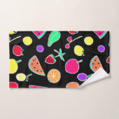 Magie de néon tropique radiant (Serviette à main)