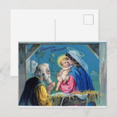 Magie de Noël : Une vieille carte postale (Devant / Derrière)