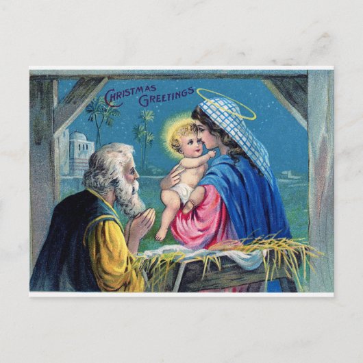 Magie de Noël : Une vieille carte postale (Devant)