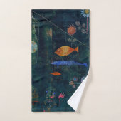 Magie de poisson de Paul Klee Peinture Abstraite A (Serviette à main)