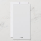 Magie d'hiver dreDolphin Imaginaire Carte de Noël (Dos)