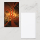 Magie du matin Carte de visite d'art Abstrait (Devant / Derrière)