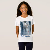 "MAGIE GEBEURT!" III Kinder T-shirt (Voorkant volledig)