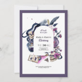 Magie gothique Halloween sorcière Faire-part de ma (Devant)