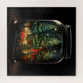 Magie in een pot - Deep Bossen Christmas Legpuzzel (Horizontaal)