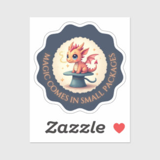 Magie komt in kleine pakketjes – Dragon Sticker
