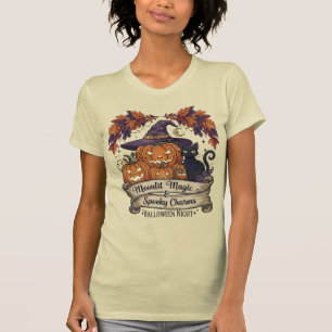 "Magie Lune & Charms Éffrayants" T-shirt Halloween