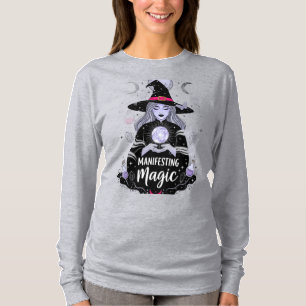 Magie manifesterende Heks Halloween T-shirt