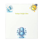 Magie quotidienne - Bloc-notes imprimé (Devant)