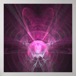 Magie rose - affiche