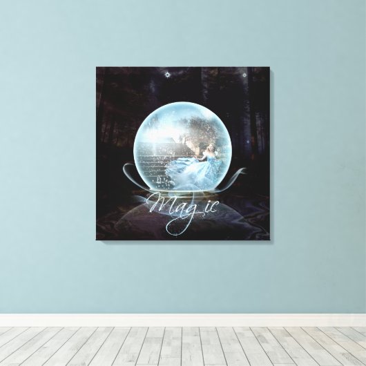 Magie - Toile enveloppée (Insitu (Plancher de Bois))