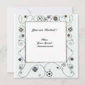 MAGIE VAN DE LENTE, Fuchsia,Groen Geel,Zwart Kaart (Achterkant)