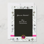 MAGIE VAN DE LENTE, Fuchsia,Groen Geel,Zwart Kaart (Achterkant)