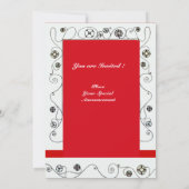 MAGIE VAN DE LENTE ,helder rood zwart wit groen Kaart (Achterkant)