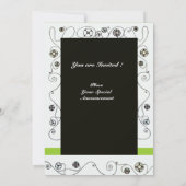 MAGIE VAN DE LENTE ,helderrood zwart wit groen Kaart (Achterkant)