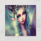 Magie van de prinses fee vierkante visitekaartje (Voorkant)