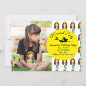 Magie van een Mermaid Party Kaart (Voorkant)