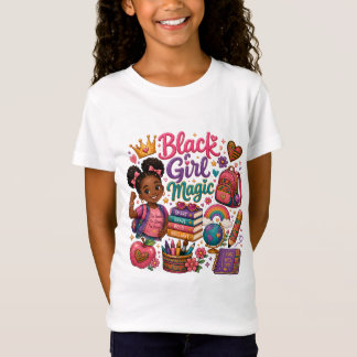 Magie van Zwarte Meisjes School Empowerment T-shirt