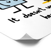 Magie werkt niet poster (Hoek)