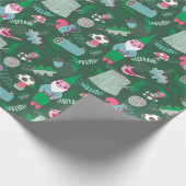 Magikal Forest Gnome-inpakpapier Cadeaupapier (Hoek)